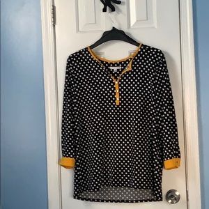 Chic Polka Dot Top